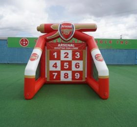 T11-7027 Jogo Inflável de Chute a Gol com Tema do Arsenal