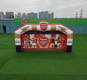 T11-7028 Jogo Inflável de Chute ao Futebol com Tema do Arsenal