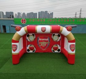 T11-7030 Jogo de Chute ao Gol Inflável com Tema do Arsenal
