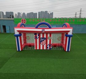 T11-7037 Jogo de Chute ao Gol Inflável com Tema do Atlético de Madrid
