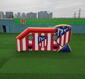 T11-7039 Jogo de Chute ao Gol Inflável com Tema Atlético de Madrid