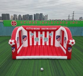 T11-7042 Jogo de Chute a Gol Inflável com Tema do Atlético de Madrid