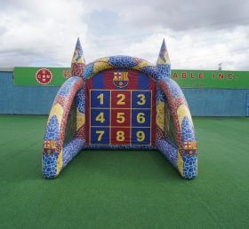 T11-7045 Jogo Inflável de Chute a Gol com Tema de Barcelona