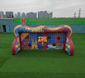 T11-7047 Jogo de Chute ao Gol Inflável com Tema de Barcelona