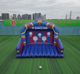 T11-7052 Jogo Inflável de Chute ao Gol com Tema de Barcelona