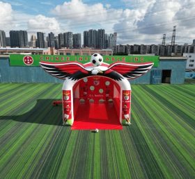 T11-7066 Jogo de Chute a Gol Inflável com Tema do Benfica
