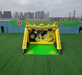 T11-7074 Jogo Inflável de Chute ao Gol com Tema Borussia Dortmund