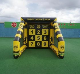 T11-7075 Jogo Inflável de Chute a Gol com Tema Borussia Dortmund