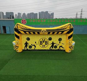 T11-7076 Jogo de Chute ao Gol Inflável com Tema do Borussia Dortmund