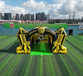 T11-7079 Jogo Inflável de Chute ao Gol de Futebol com Tema Borussia Dortmund