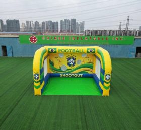 T11-7083 Jogo Inflável de Chute ao Gol com Tema da Seleção Brasileira
