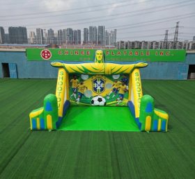T11-7084 Jogo Inflável de Chute ao Gol com Tema da Seleção Brasileira