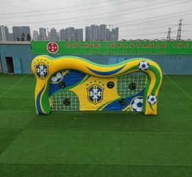 T11-7088 Jogo Inflável de Chute ao Gol com Tema da Seleção Brasileira