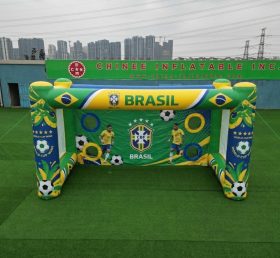 T11-7089 Jogo Inflável de Chute ao Gol com Tema da Seleção Brasileira