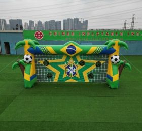 T11-7090 Jogo Inflável de Chute ao Gol com Tema da Seleção Brasileira