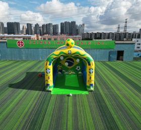 T11-7093 Jogo Inflável de Chute ao Gol com Tema da Seleção Brasileira