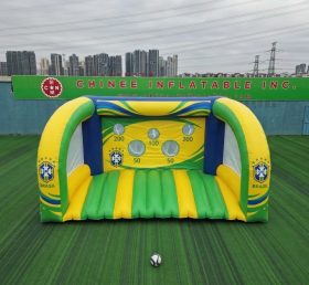 T11-7100 Jogo Inflável de Chute ao Gol com Tema da Seleção Nacional do Brasil