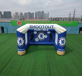 T11-7101 Jogo Inflável de Chute ao Gol com Tema Chelsea