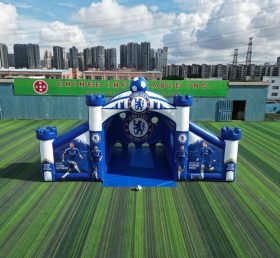 T11-7105 Jogo de Chute ao Gol Inflável com Tema Chelsea