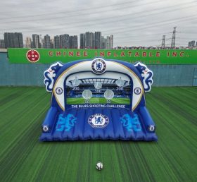 T11-7107 Jogo de Chute ao Gol Inflável com Tema Chelsea