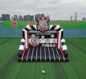 T11-7120 Jogo de Chute ao Gol Inflável com Tema Corinthians