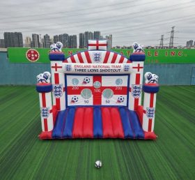 T11-7128 Jogo Inflável de Chute ao Gol com Tema da Seleção Nacional da Inglaterra