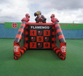 T11-7132 Jogo Inflável de Chute ao Gol com Tema Flamengo