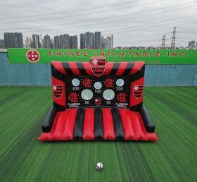 T11-7138 Jogo de Chute a Gol Inflável com Tema Flamengo
