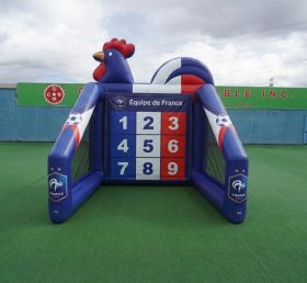T11-7141 Jogo de Chute ao Gol de Futebol Inflável com Tema da Seleção Nacional da França