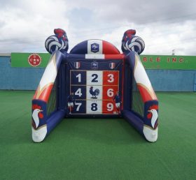 T11-7142 Jogo de Chute ao Gol Inflável com Tema da Seleção Nacional da França