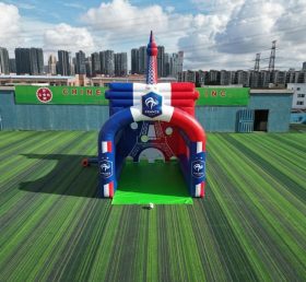 T11-7145 Jogo de Chute a Gol Inflável com Tema da Seleção Nacional da França