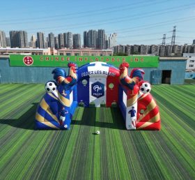 T11-7146 Jogo de Chute ao Gol Inflável com Tema da Seleção Nacional da França