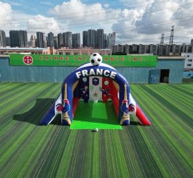 T11-7147 Jogo de Chute ao Gol Inflável com Tema da Seleção Nacional da França
