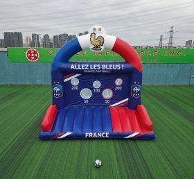 T11-7149 Jogo Inflável de Chute ao Futebol com Tema da Seleção Nacional da França