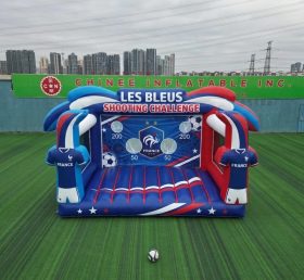 T11-7150 Jogo de Chute ao Futebol Inflável com Tema da Seleção Nacional da França