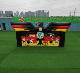 T11-7155 Jogo de Chute ao Gol Inflável com Tema da Seleção Nacional da Alemanha