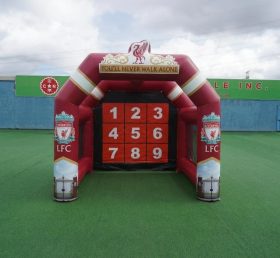 T11-7185 Jogo Inflável de Chute a Gol com Tema de Liverpool