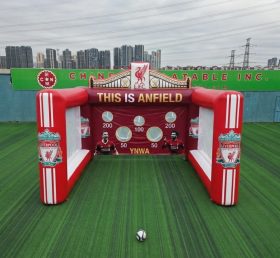 T11-7193 Jogo Inflável de Chute ao Gol com Tema de Liverpool