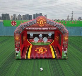T11-7205 Jogo de Chute ao Gol Inflável com Tema do Manchester United