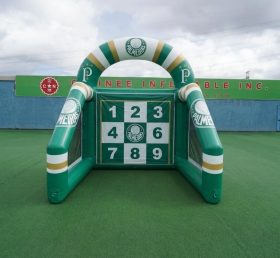 T11-7206 Jogo de Chute ao Gol Inflável com Tema do Palmeiras