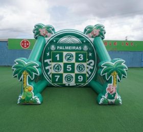 T11-7207 Jogo Inflável de Chute ao Gol com Tema Palmeiras