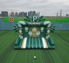 T11-7213 Jogo de Chute a Gol Inflável com Tema do Palmeiras