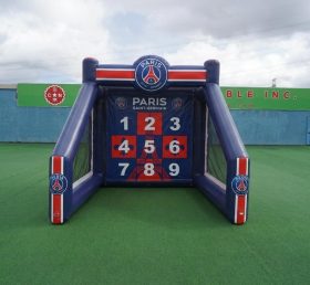 T11-7216 Jogo de Chute a Gol Inflável com Tema Paris Saint-Germain