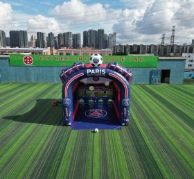 T11-7220 Jogo de Chute a Gol Inflável com Tema Paris Saint-Germain