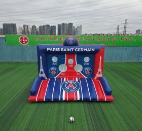 T11-7221 Jogo de Chute ao Futebol Inflável com Tema Paris Saint-Germain