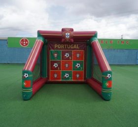 T11-7224 Jogo de Chute ao Gol Inflável com Tema da Seleção Nacional de Portugal