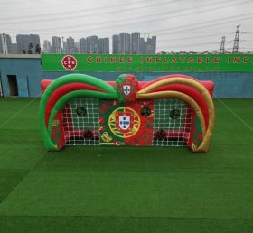 T11-7227 Jogo de Chute ao Futebol Inflável com Tema da Seleção Nacional de Portugal