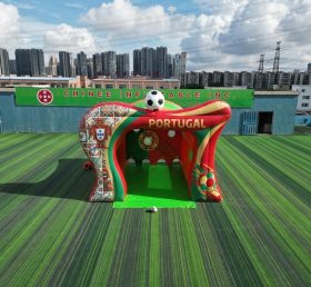 T11-7229 Jogo de Remate de Futebol Insuflável com Tema da Seleção Nacional de Portugal