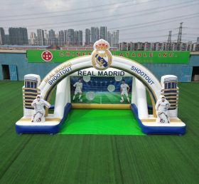 T11-7232 Jogo Inflável de Chute a Gol com Tema do Real Madrid