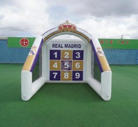 T11-7233 Jogo Inflável de Chute a Gol com Tema Real Madrid